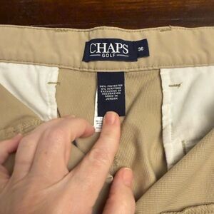 Chaps Men's Tan Golf Chinos